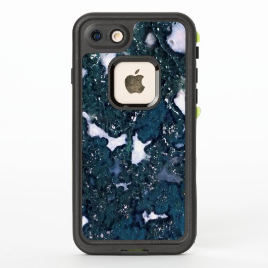 ジェムストーンシリーズ – ブラックの中の石英 LifeProof iPhoneケース (裏面)