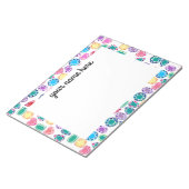 ジェムストーンメモパーソナライズされた帳 ノートパッド (アングル)