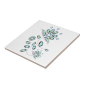 ジェムストーン金ゴールドフィリグリー タイル (側面)