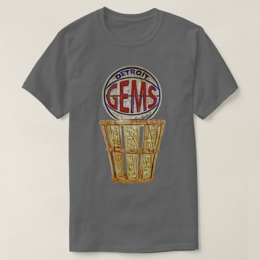 ジェムズバスケットボール Tシャツ (デザイン正面)