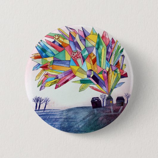 ジェムハウス3ボタン 缶バッジ (正面)