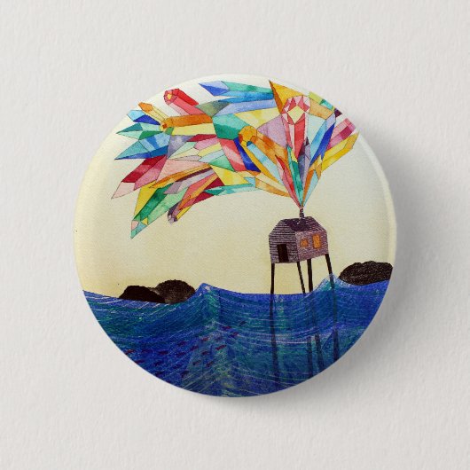 ジェムハウス4ボタン 缶バッジ (正面)