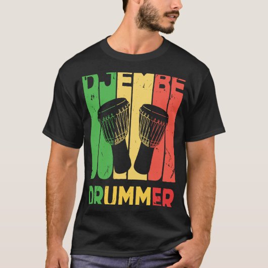 ジェムベドラマーユニセックスヴィンテージ Tシャツ (正面)