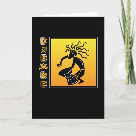 ジェムベドラムアフリカンボンゴコンガス音楽 カード (正面)