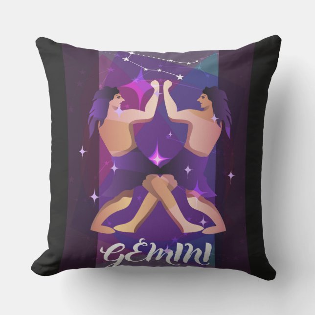 ジェムミニサイン装飾用クッション アウトドアクッション (正面)