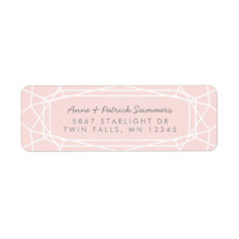 ジェム素晴らしシックモダン差出人住所ラベル ラベル