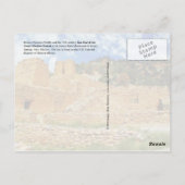 ジェメズ州記念碑(NM) ポストカード (裏面)