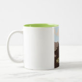 ジェラグボルテンノウェジアン旅行のポスター。 ツートーンマグカップ (左)