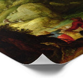 ジェラサの持ち主を癒すキリスト， 1608 ポスター (角)