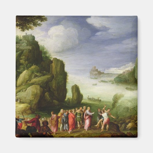 ジェラサの持ち主を癒すキリスト， 1608 マグネット (正面)