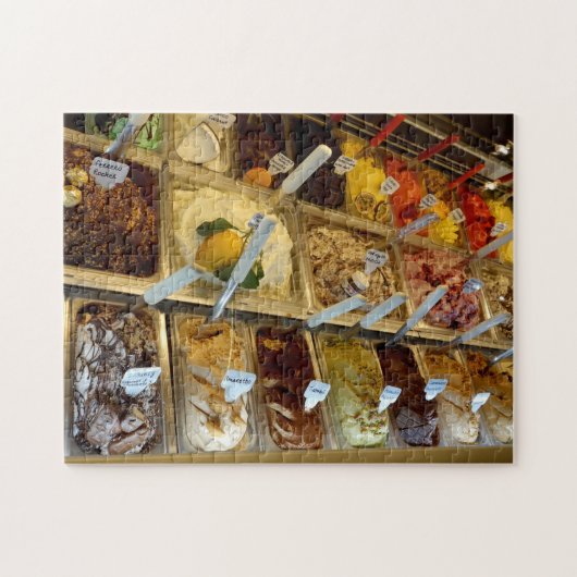 ジェラトイタリアン – イタリアのおいしいアイスクリーム ジグソーパズル (横)