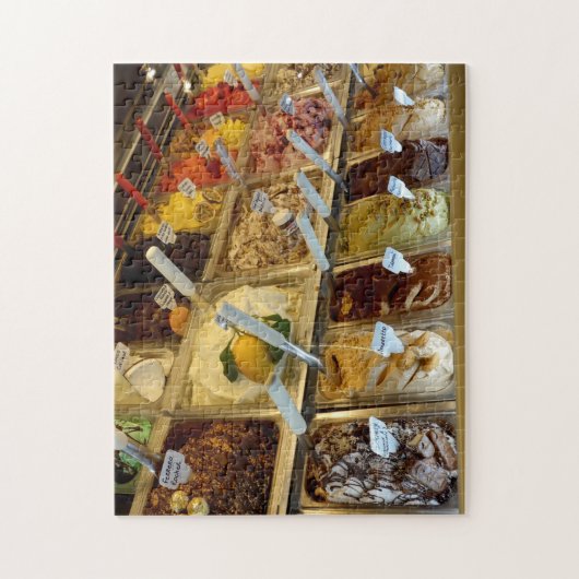 ジェラトイタリアン – イタリアのおいしいアイスクリーム ジグソーパズル (縦)