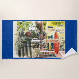 ジェラトストップ ビーチタオル