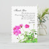 ジェラニウムス、お客様へのご連絡ありがとうございます シーズンカード (スタンド正面)