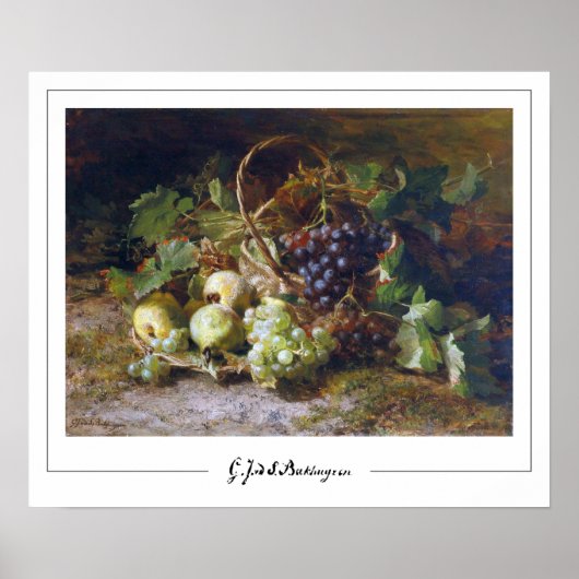 ジェラルディーナ・ヴァン・デ・サンデ・バクハイゼン・ゼディング・アート・ポスター ポスター (正面)