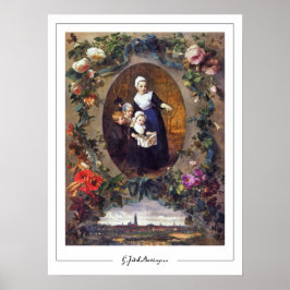 ジェラルディーナ・ヴァン・デ・サンデ・バクハイゼン・ゼディング・アート・ポスター ポスター