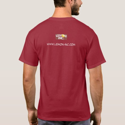 ジェラルドの幸せか悲しいワイシャツ Tシャツ (裏面)
