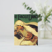ジェラルド・カシディによる西洋美術「イーグルダンサー」 ポストカード (スタンド正面)