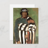 ジェラルド・カシディによる西洋美術 サンキューカード (正面/裏面)