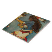 ジェラルド・カシディによる西洋美術「バッファローダンサー」 タイル (側面)