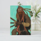 ジェラルド・カシディによる西洋美術「ロス・マタヒネス」 サンキューカード (スタンド正面)