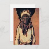 ジェラルド・カシディの『サンティアゴ』西洋美術 サンキューカード (正面/裏面)