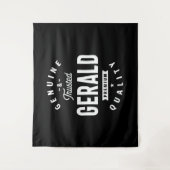 ジェラルド 名前入り 誕生日 タペストリー (正面)