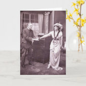 ジェラルドdu Maurier及び失敗Ellis Jeffreys カード (黄色い花)