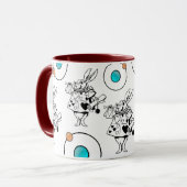 ジェラルドGのウサギ-不思議の国のマグのアリス マグカップ (正面左)