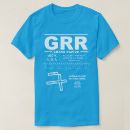 ジェラルドR.フォード国際的空港GRR Tシャツ