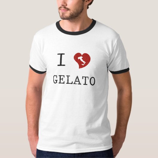ジェラート大好き Tシャツ (正面)