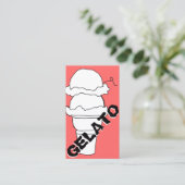 ジェラート落書きパンチカード ロイヤリティカード (スタンド正面)