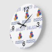 ジェラート・アイスクリームランプ ラージ壁時計 (傾斜)