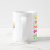 ジェラート・コーヒー・マグ – 「私は好きになりたい…」 ジャンボコーヒーマグカップ (裏面)