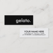 ジェラート スキニー名刺 (正面/裏面)