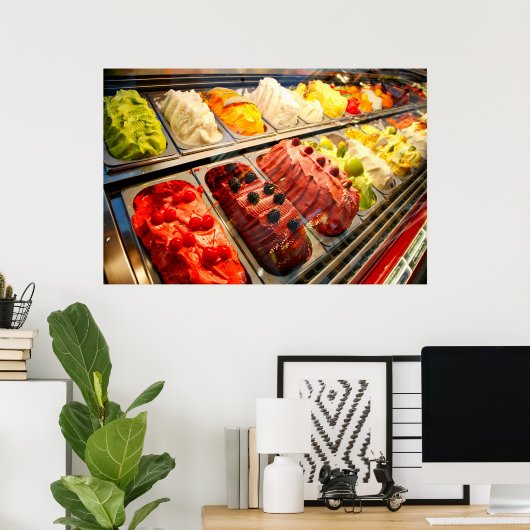 ジェラート ポスター (ホームオフィス)