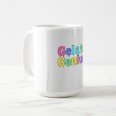 ジェラート・天才。 コーヒーマグカップ (正面左)