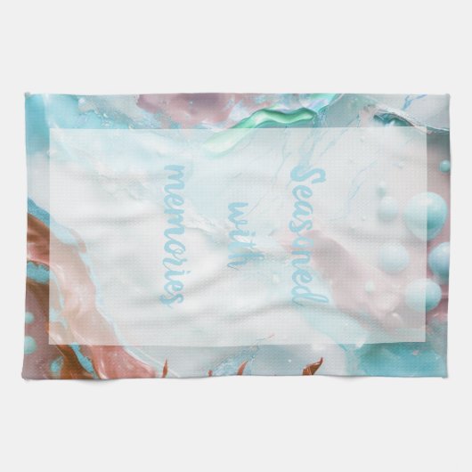 ジェラート – 白 キッチンタオル (横)