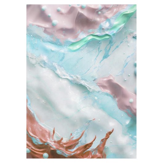 ジェラート – 白 テーブルクロス (正面)