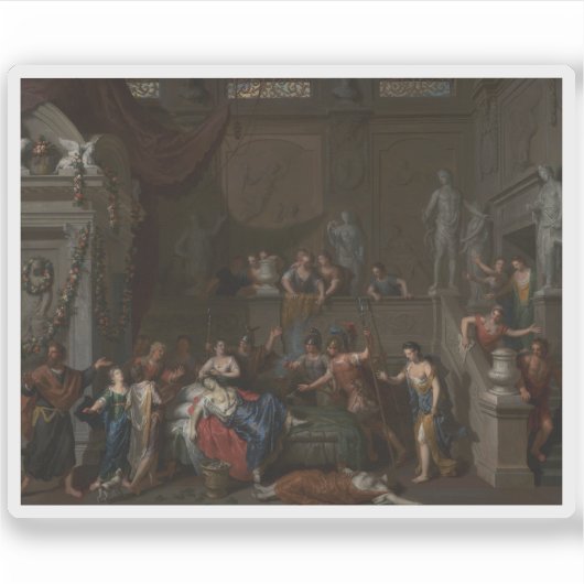 ジェラード・ホート – クレオパトラの死 シール (正面)