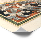 ジェラール・メルカトルの世界地図 ポスター (角)