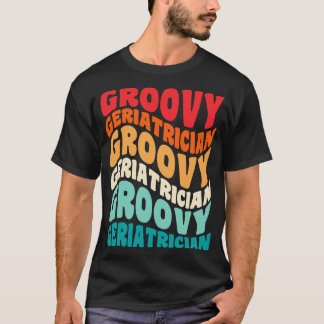 ジェリアトリシアヴィンテージレトロ60s 70s 80s Vibes Tシャツ