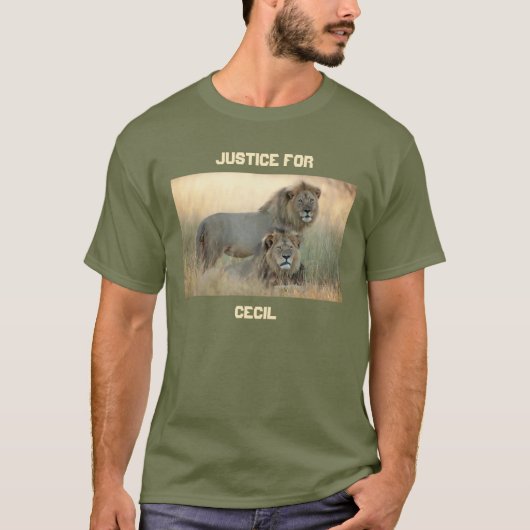ジェリコとザ・ブラザー・ライオンズと共にセシルに正義を Tシャツ (正面)