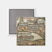 ジェリコの地図から詳細のベツレヘム マグネット (正面/裏面)