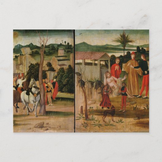 ジェリコの城壁でジョシュア ポストカード (正面)