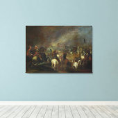 ジェリコの壁のジョシュア キャンバスプリント (インサイチュ (ウッドフロア))