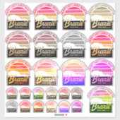 ジェリコアコアラビーチブラジル シール (シート)