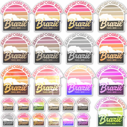 ジェリコアコアラビーチブラジル シール (正面)