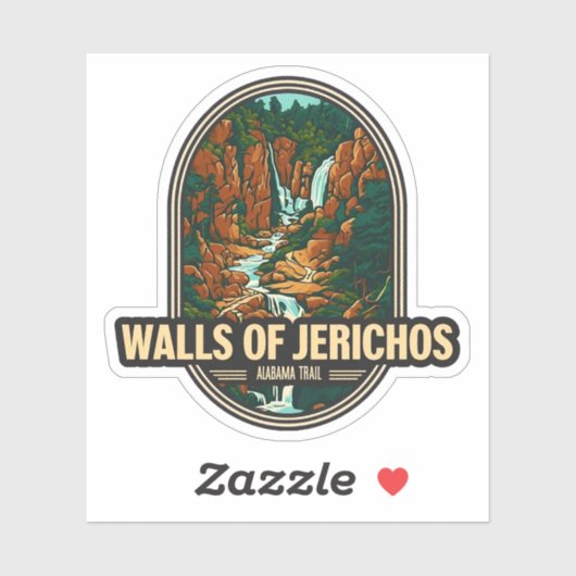 ジェリコス – アラバマの壁の自然美しい シール (シート)