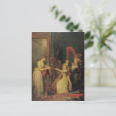 ジェリス与えマダムによるハープのレッスン ポストカード (スタンド正面)